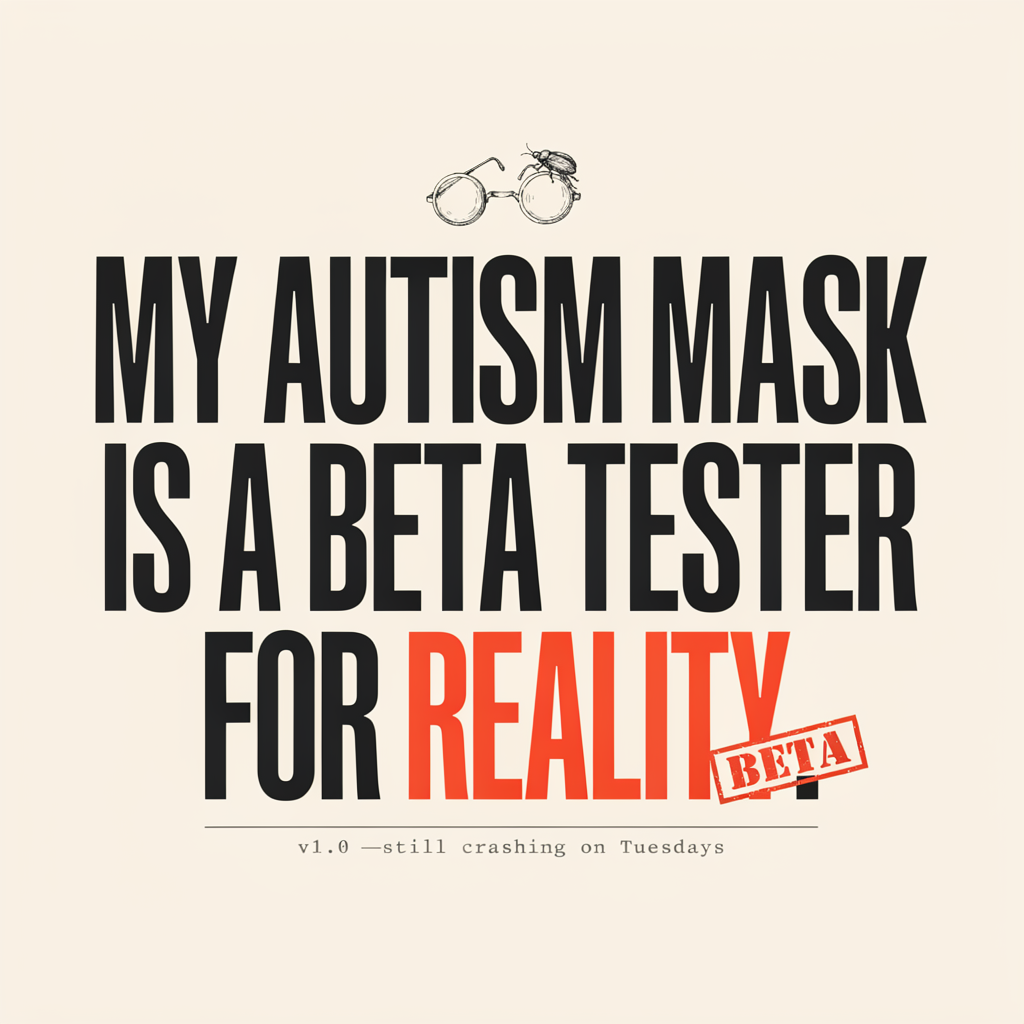 My Autism Mask is a Beta Tester for Reality Sticker