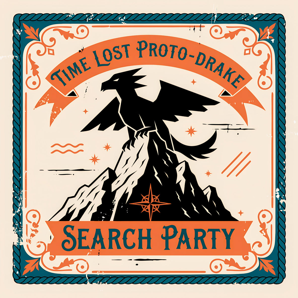 MMO RPG Mount Hunting, Dragon, Laptop Vinyl Sticker Decal