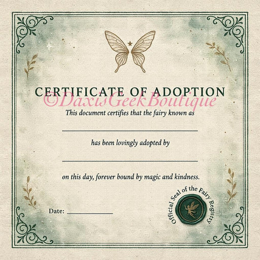 Fairy Adoption Kit! Mythical Creature Sticker Set!
