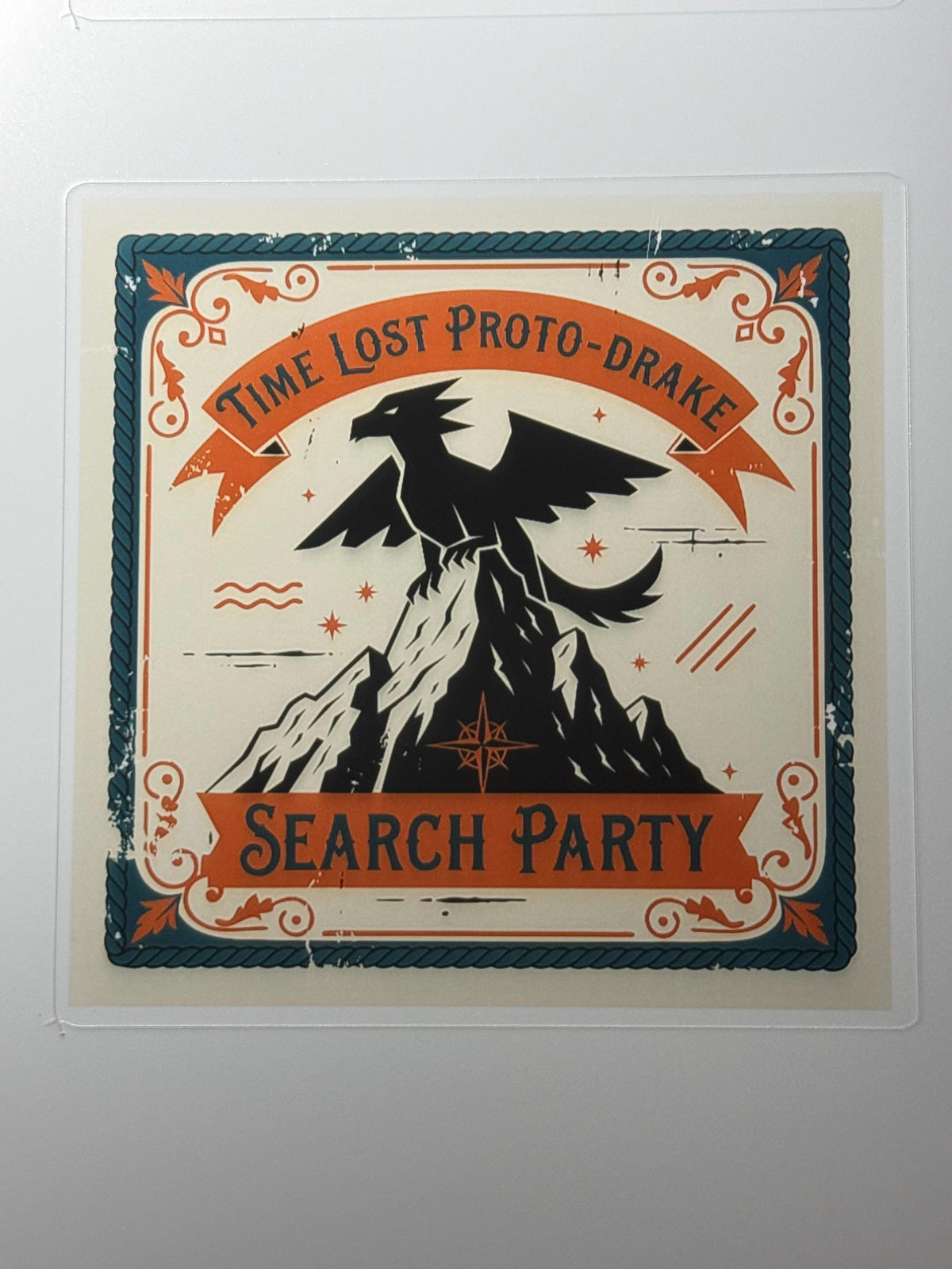 MMO RPG Mount Hunting, Dragon, Laptop Vinyl Sticker Decal